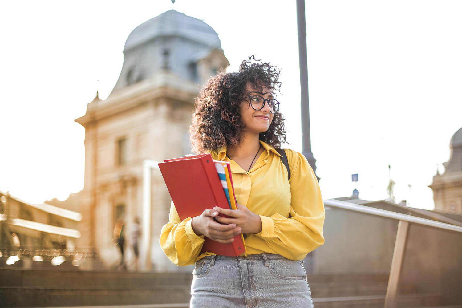 picture of a student about to do a test