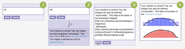 Demonstration of reusable comments