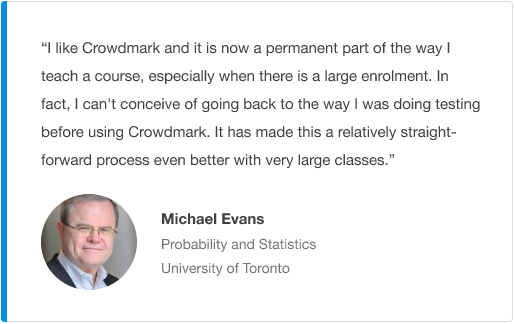 Michael Evans Testimonial For Crowdmark